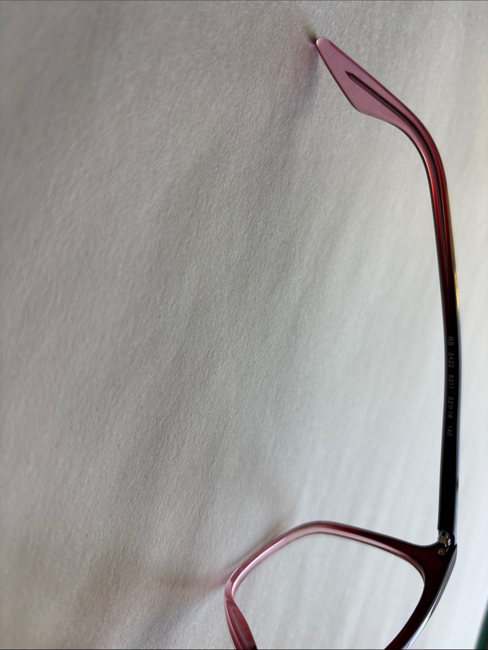 Ray-Ban RX5422 8311 Eyeglasses Pink & Red - Picture 3 of 4